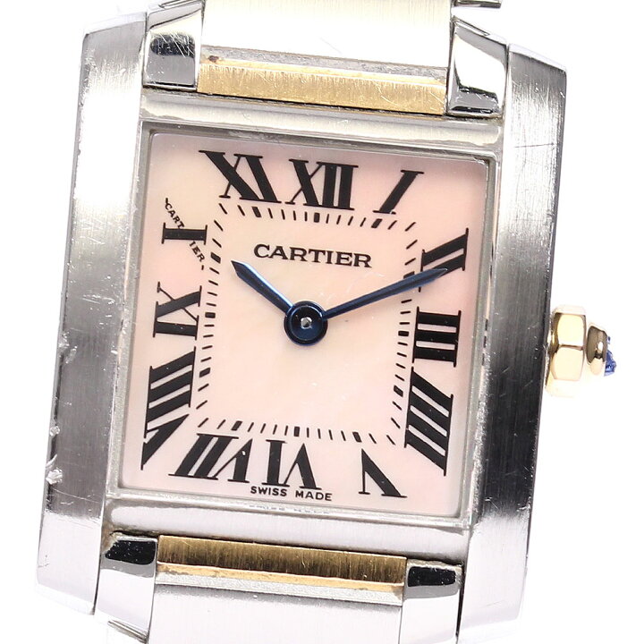 楽天市場】【CARTIER】カルティエ タンクフランセーズSM コンビ 