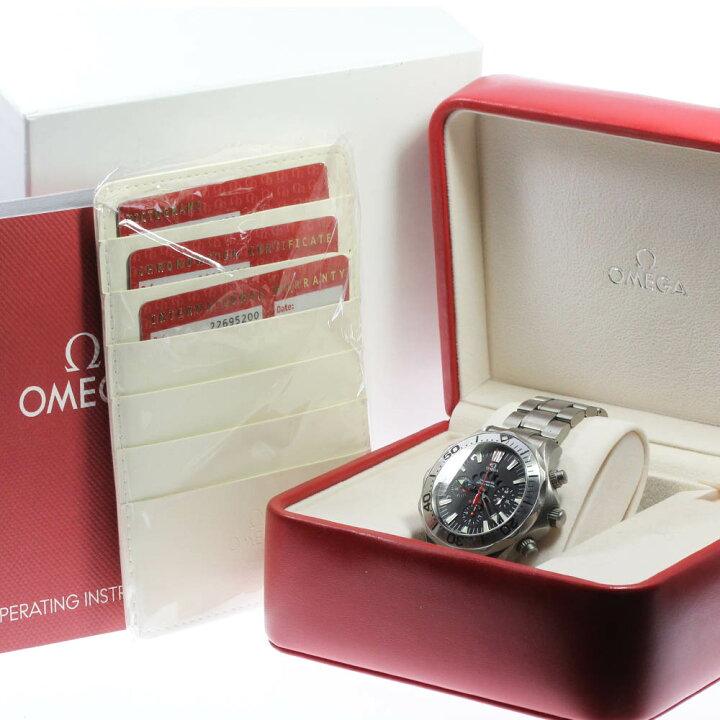 楽天市場】ベルト訳あり箱・保証書付き【OMEGA】オメガ シーマスター  