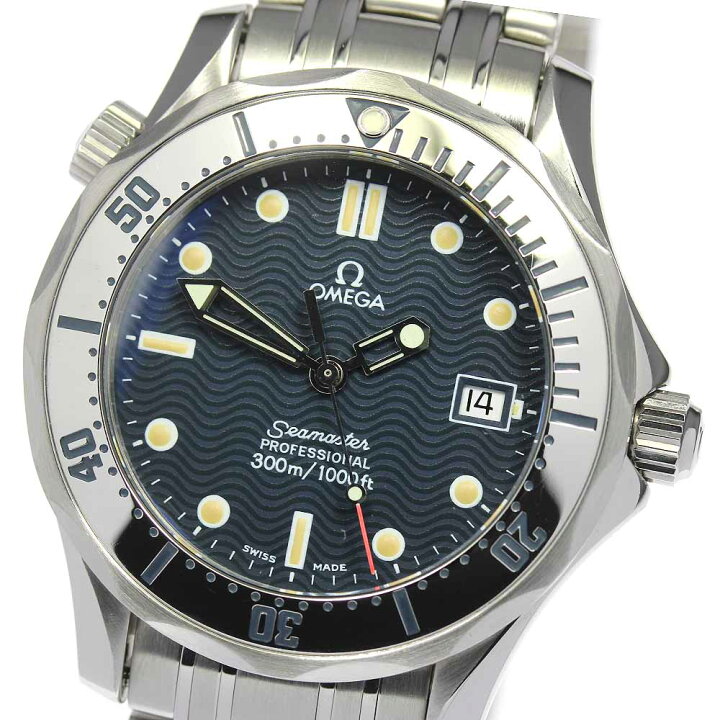 楽天市場】☆良品☆保証書付き【OMEGA】オメガ シーマスター300 デイト  
