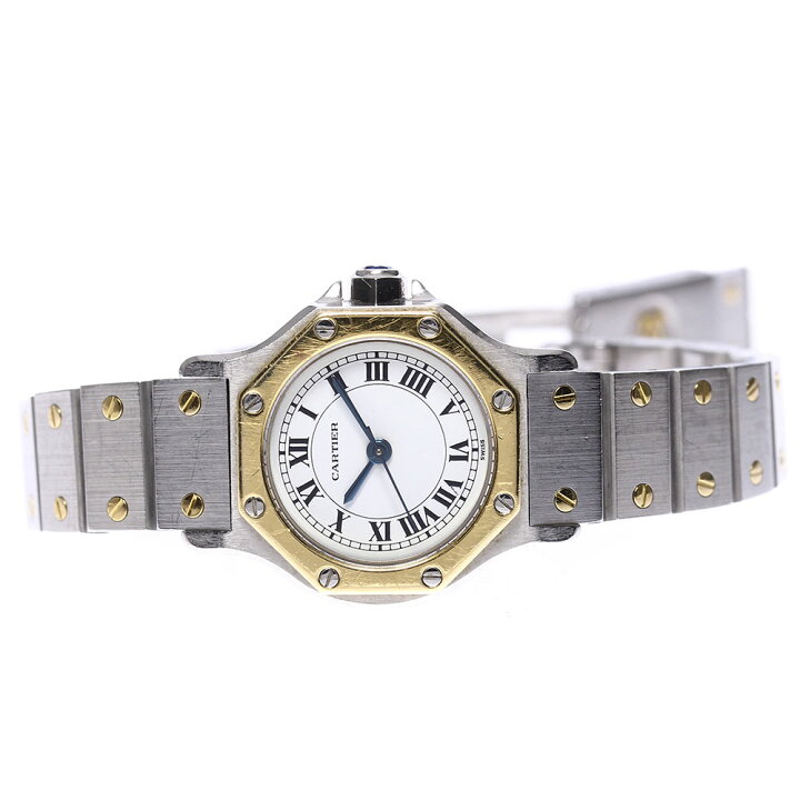 楽天市場】ベルトジャンク☆【CARTIER】カルティエ サントスオクタゴン 