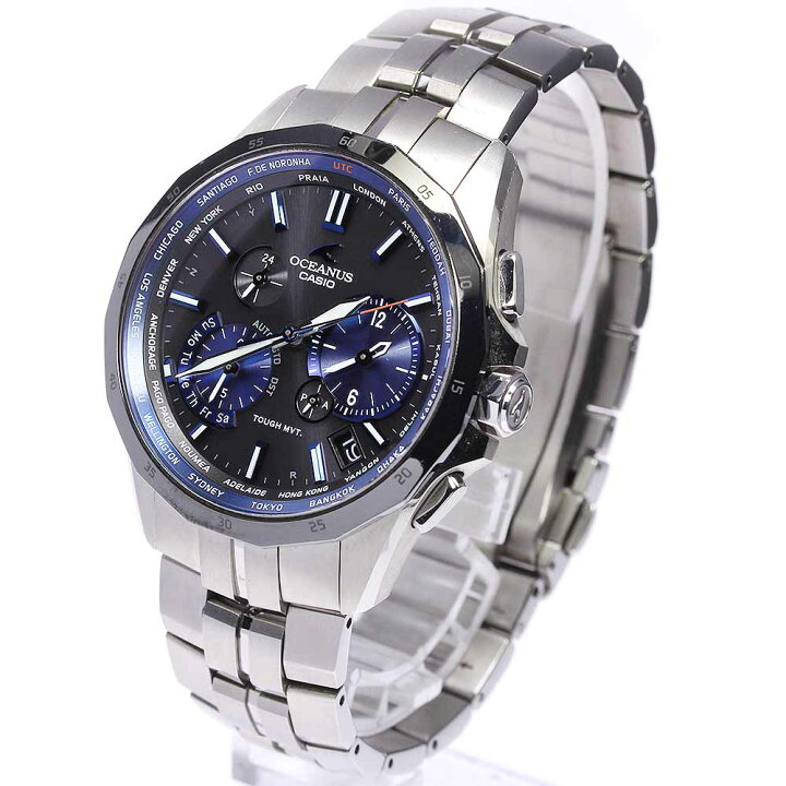 楽天市場】☆良品【CASIO】カシオ オシアナス マンタ OCW-S2400E-1AJF 
