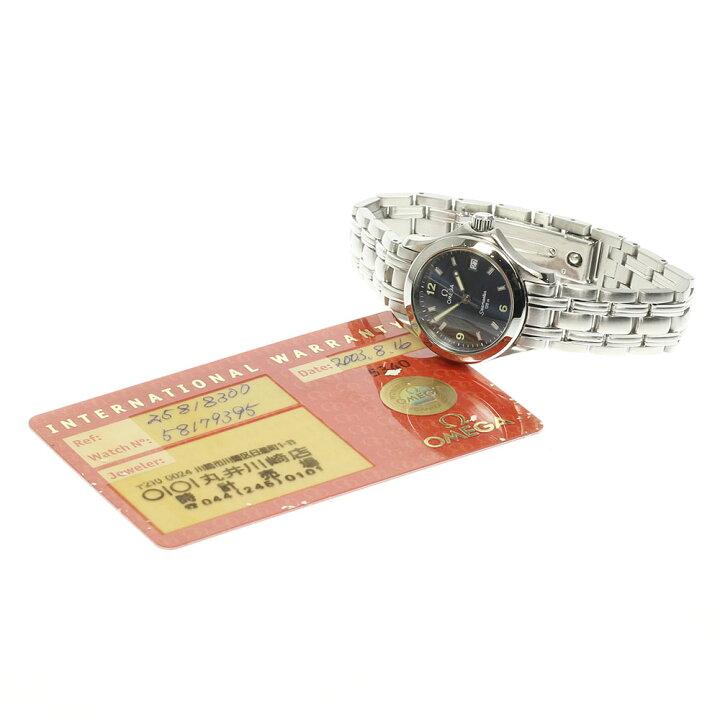 楽天市場】☆良品☆保証書付き【OMEGA】オメガ シーマスター120 デイト  