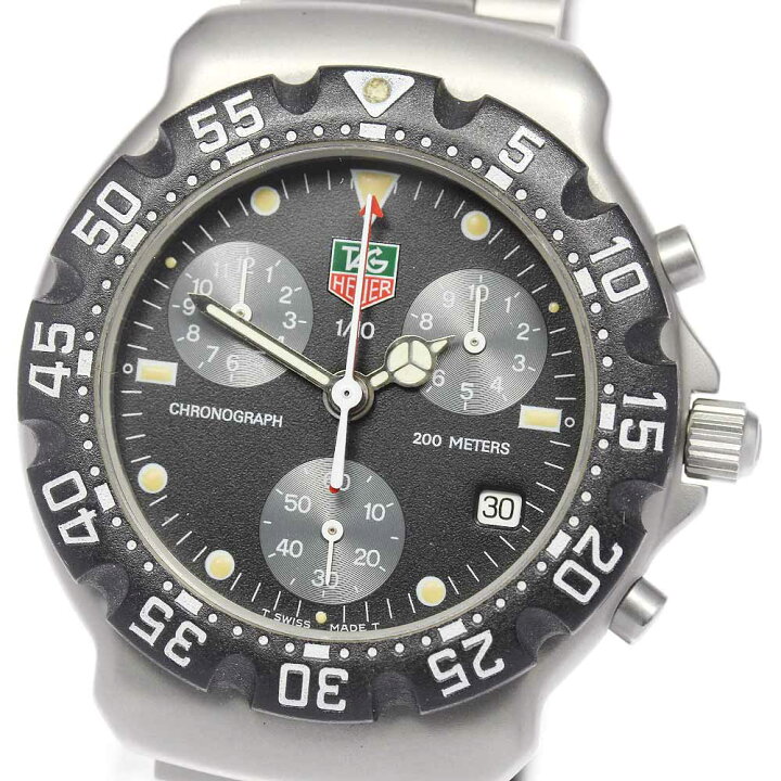 楽天市場】☆良品【TAG HEUER】タグホイヤー フォーミュラ1 クロノ 