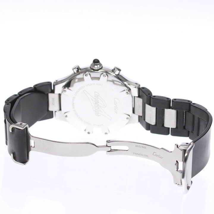 楽天市場】ベルト訳あり☆【CARTIER】カルティエ クロノスカフ  