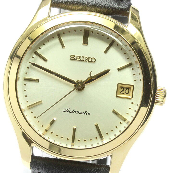 楽天市場】☆良品【SEIKO】セイコー メカニカル デイト 裏スケ 4S35 