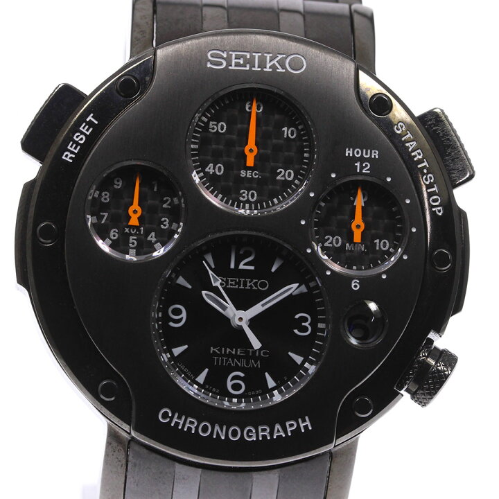楽天市場】【SEIKO】セイコー キネティック クロノグラフ 9T82-0A40 