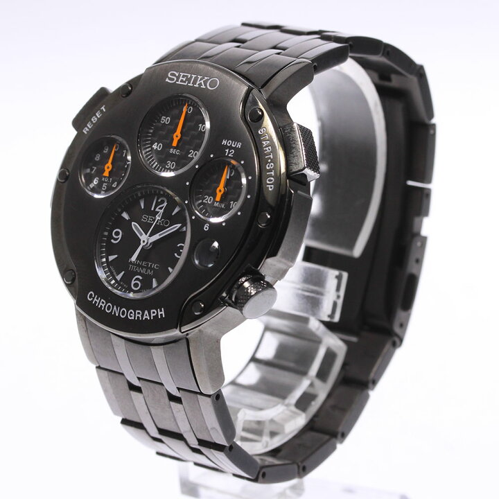 楽天市場】【SEIKO】セイコー キネティック クロノグラフ 9T82-0A40  