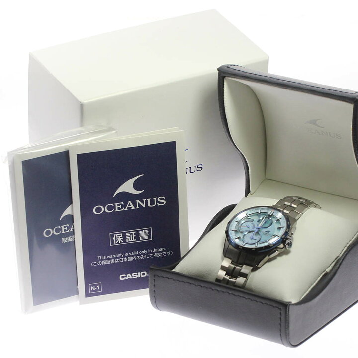 楽天市場】☆箱・保証書付き【CASIO】カシオ オシアナス マンタ OCW 