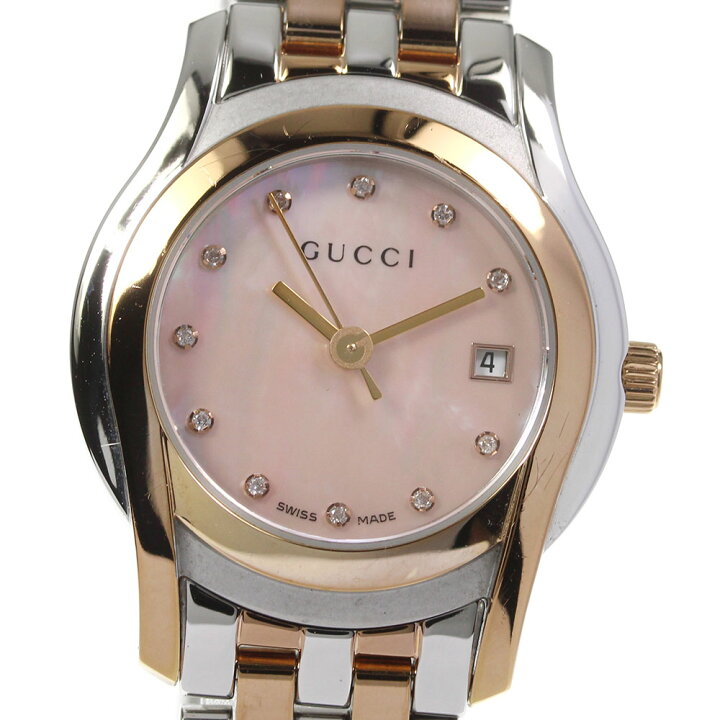 楽天市場】☆良品☆箱・保証書付き【GUCCI】グッチ デイト 5500L 