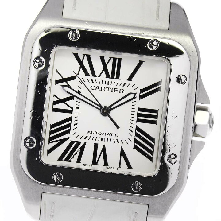 楽天市場】【CARTIER】カルティエ サントス100 LM W20073X8 自動巻き 