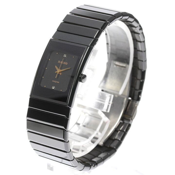 楽天市場】☆美品【RADO】ラドー ダイヤスター セラミック 2Pダイヤ  