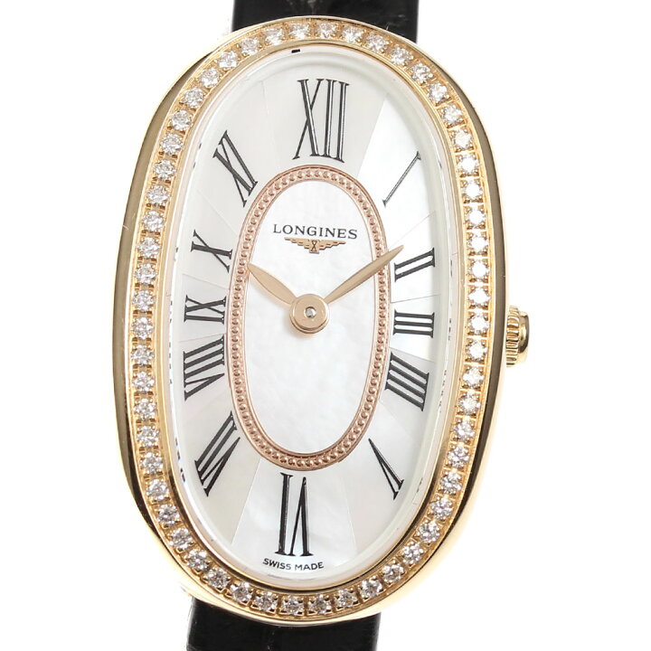 楽天市場】☆良品☆箱付き【LONGINES】ロンジン サンフォネット ダイヤ 