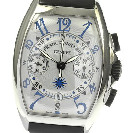 ☆良品【FRANCK MULLER】フランクミュラー トノーカーベックス マリナー クロノグラフ デイト 7080CCAT 自動巻き メンズ【中古】