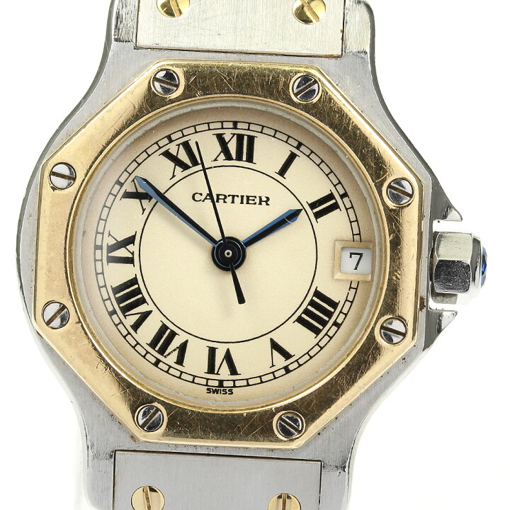 楽天市場】ベルトジャンク☆【CARTIER】カルティエ サントスオクタゴン 