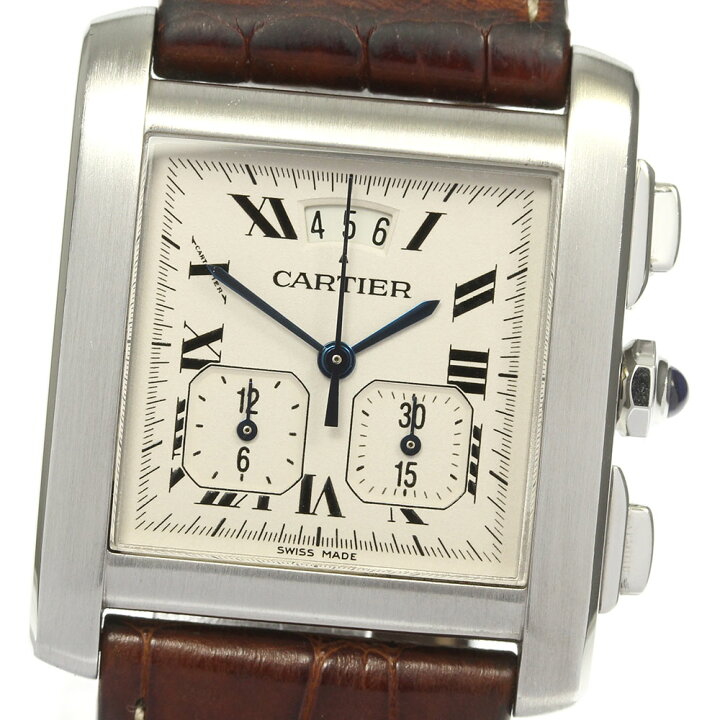 楽天市場】【CARTIER】カルティエ タンクフランセーズXXL クロノリ  