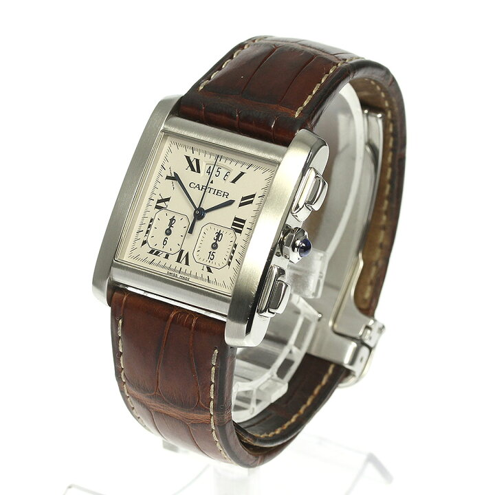楽天市場】【CARTIER】カルティエ タンクフランセーズXXL クロノリ  