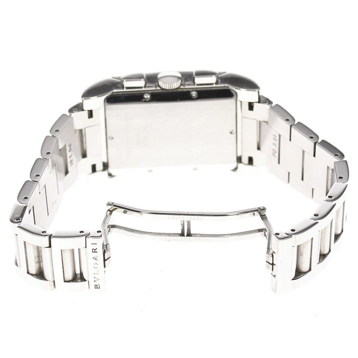 楽天市場】☆箱・保証書付き【BVLGARI】ブルガリ レッタンゴロ クロノ 