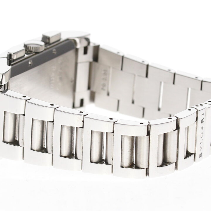 楽天市場】☆箱・保証書付き【BVLGARI】ブルガリ レッタンゴロ クロノ 