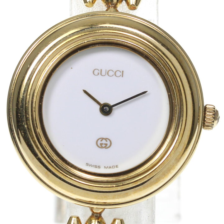 楽天市場】【GUCCI】グッチ チェンジベゼル 11/12.2 クォーツ  