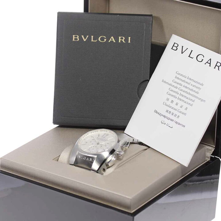 楽天市場】☆内箱・保証書付き【BVLGARI】ブルガリ エルゴン クロノ  