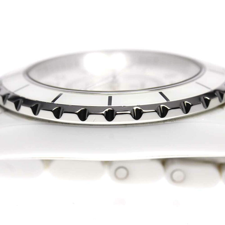 楽天市場】☆良品☆保証書付き【CHANEL】シャネル J12 白セラミック 8P  