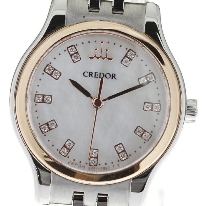 楽天市場】☆良品【SEIKO】セイコー クレドール シグノ 22Pダイヤ  
