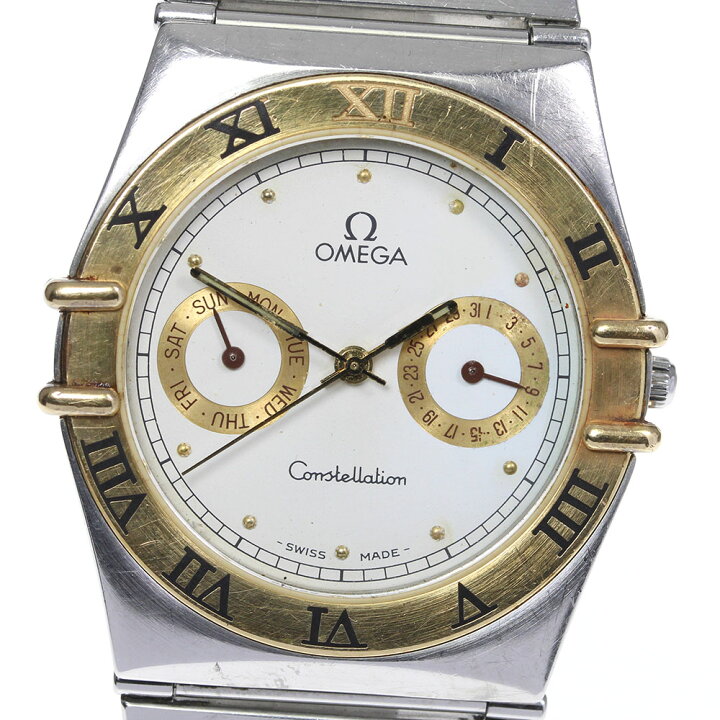 OMEGA】オメガ コンステレーション デイデイト クォーツ メンズ_716371  