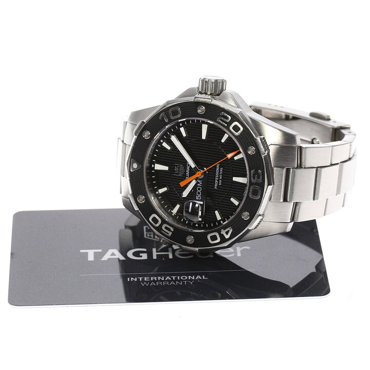 楽天市場】☆良品☆保証書付き【TAG HEUER】タグホイヤー アクア 