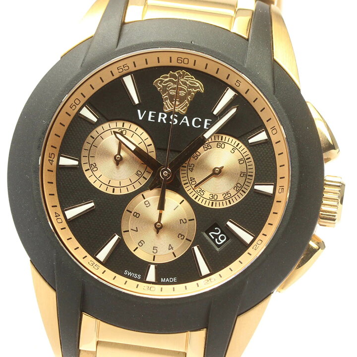 楽天市場】【VERSACE】ヴェルサーチ VEM8 クロノグラフ デイト 