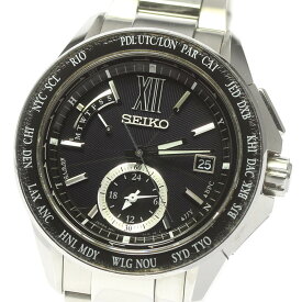 【SEIKO】セイコー ブライツ エグゼクティブライン クロノグラフ SAGA113/8B54-0AK0 ソーラー電波 メンズ【中古】