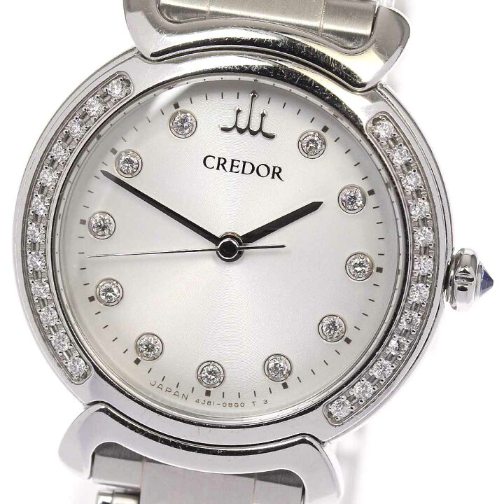 楽天市場】【SEIKO】セイコー クレドール 11Pダイヤ 4J81-0AZ0  