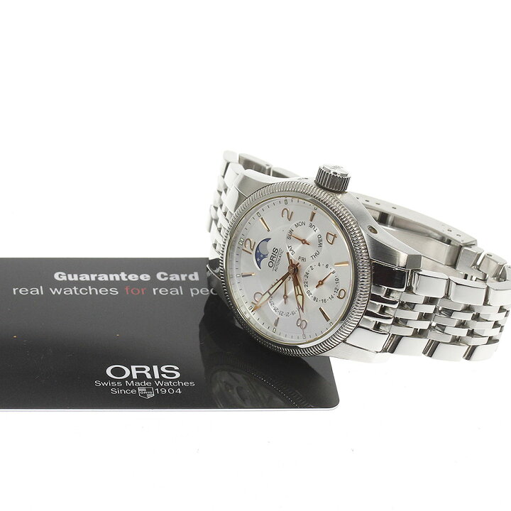 楽天市場】☆良品☆保証書付き【ORIS】オリス ビッグクラウン トリプル 