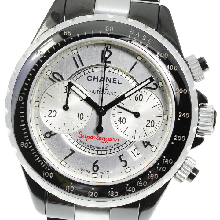 楽天市場】【CHANEL】シャネル J12 スーパーレッジェーラ クロノグラフ  