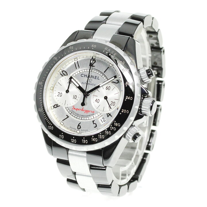 楽天市場】【CHANEL】シャネル J12 スーパーレッジェーラ クロノグラフ  