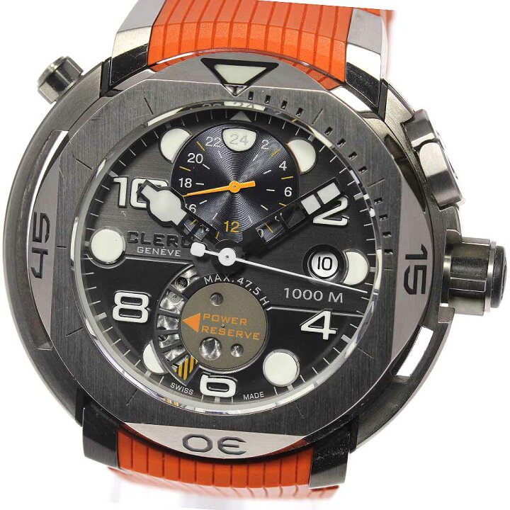 楽天市場】☆箱付き【CLERC】クレール ハイドロスカフ GMT パワー  