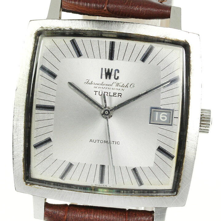 楽天市場】【IWC SCHAFFHAUSEN】IWC ヴィンテージ デイト スクエア 