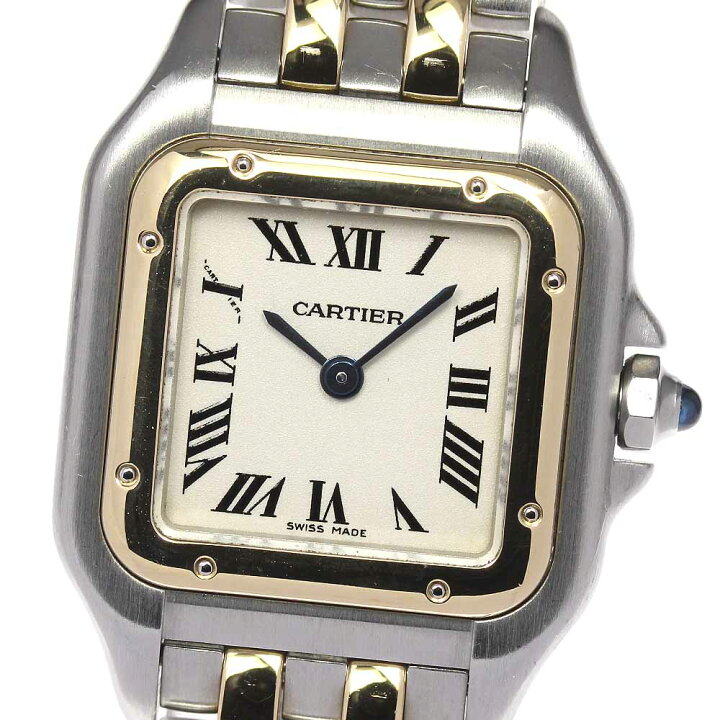 楽天市場】☆良品【CARTIER】カルティエ パンテールSM 2ロウ W25029B6  