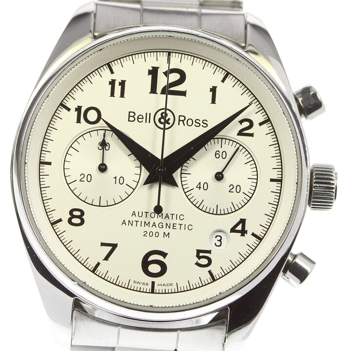 楽天市場】【Bell＆Ross】ベル＆ロス クロノグラフ 130-S 自動巻き  