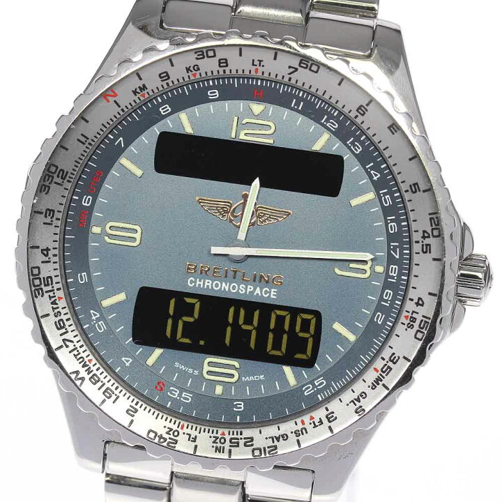 楽天市場】☆良品【BREITLING】ブライトリング クロノスペース 