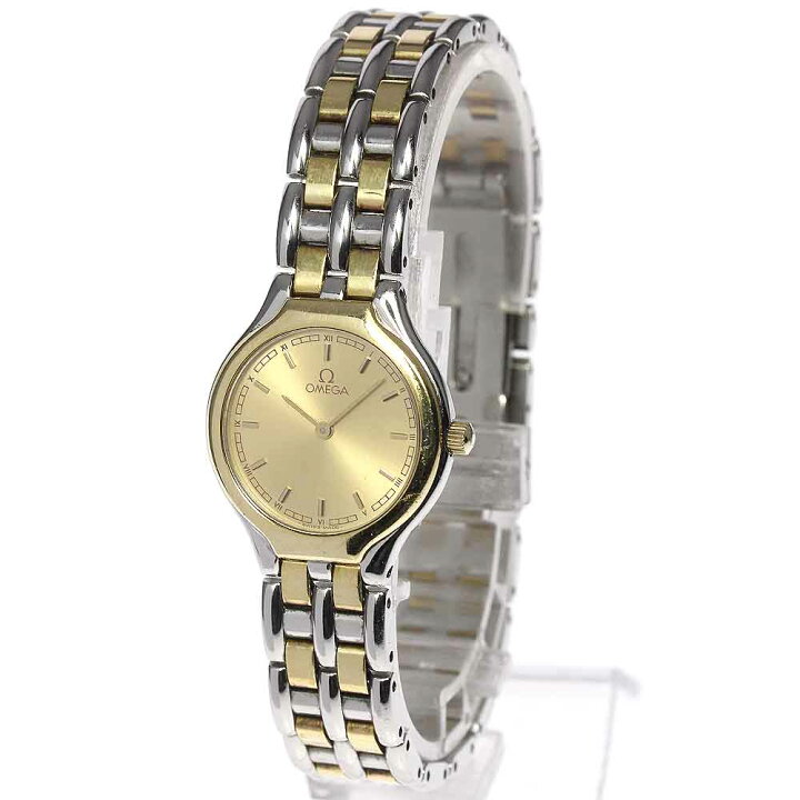 楽天市場】【OMEGA】オメガ デビル ヴィンテージ YGベゼル クォーツ  