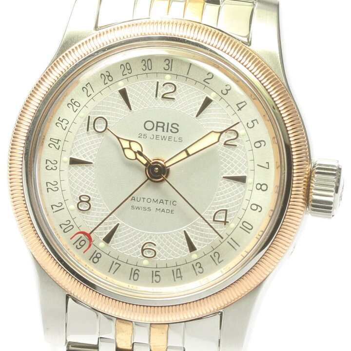 楽天市場】☆美品☆保証書付き【ORIS】オリス ポインターデイト ビッグ 