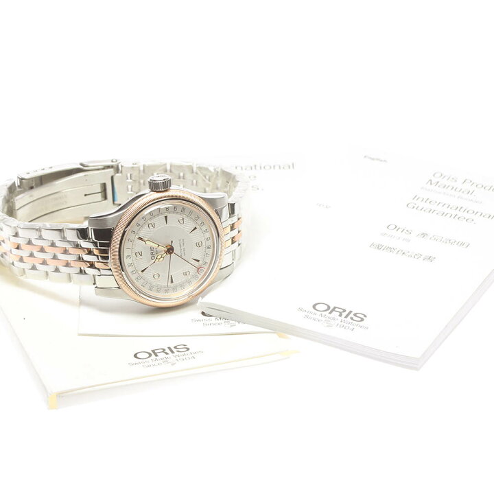 楽天市場】☆美品☆保証書付き【ORIS】オリス ポインターデイト ビッグ 