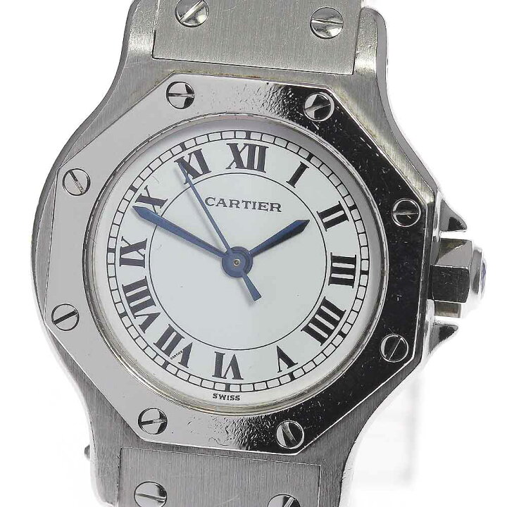 楽天市場】【CARTIER】カルティエ サントスオクタゴンSM 自動巻き