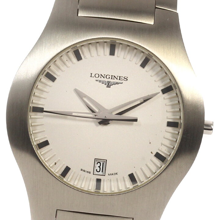 楽天市場】☆箱・保証書付き【LONGINES】ロンジン オポジション デイト 