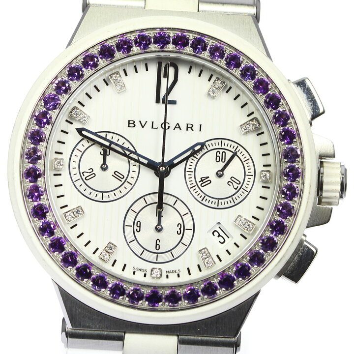 楽天市場】【BVLGARI】ブルガリ ディアゴノ クロノグラフ アメジスト 