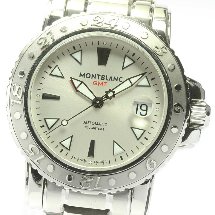 楽天市場】☆訳あり【MONTBLANC】モンブラン GMT スポーツ デイト 7061  