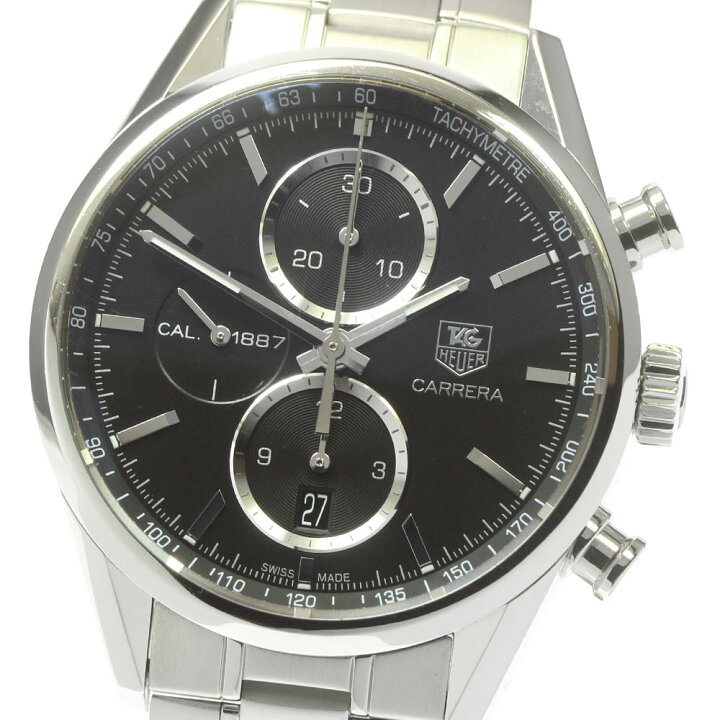 楽天市場】☆良品【TAG HEUER】タグホイヤー カレラ クロノグラフ  