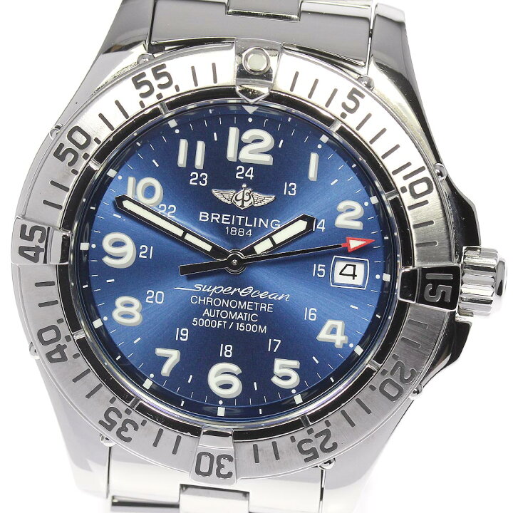 楽天市場】☆良品【BREITLING】ブライトリング スーパーオーシャン 