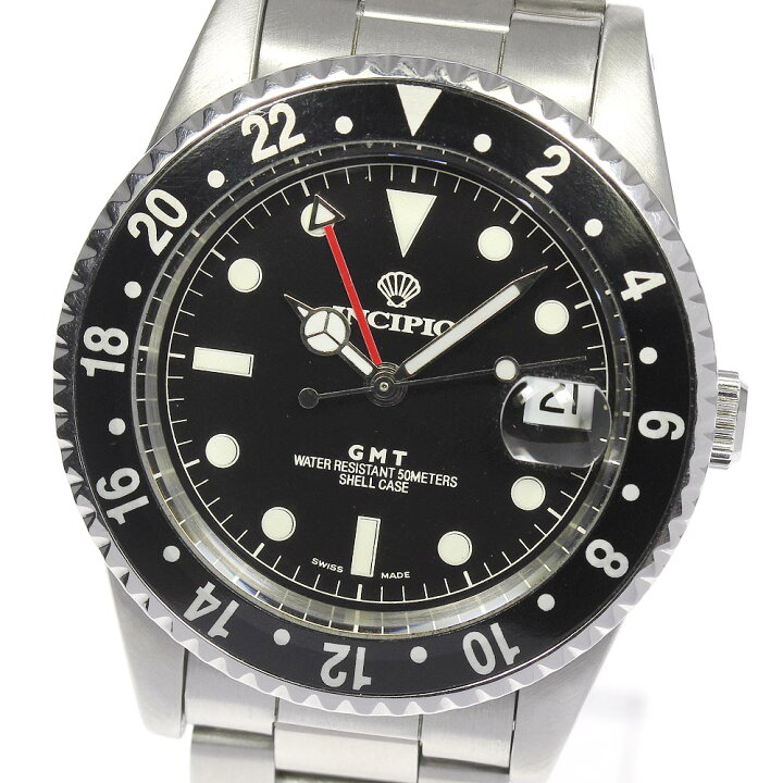 楽天市場】☆良品【INCIPIO】インキピオ GMT 自動巻き メンズ【中古 