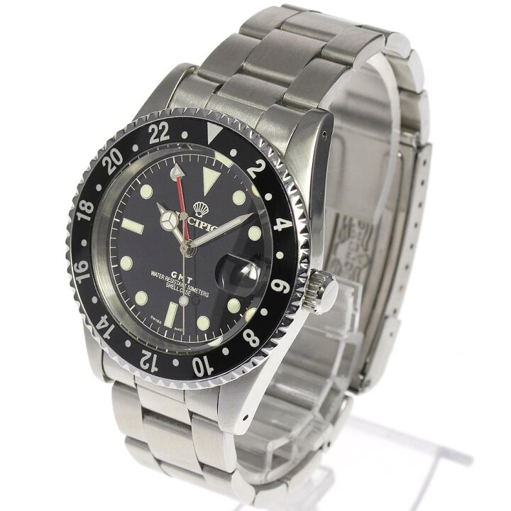 楽天市場】☆良品【INCIPIO】インキピオ GMT 自動巻き メンズ【中古 